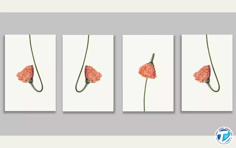 Mẫu tranh canvas đơn giản 